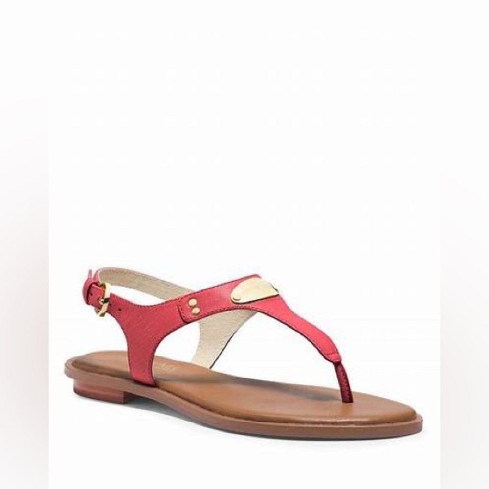 Michael Kors Fuchsia and Brown Sandals
